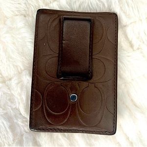Coach • Wallet with Money Clip • Leather